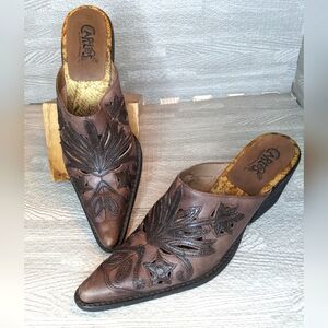 Carlos by Carlos Santana Rodeo Leather Cutout Bootie, 7
